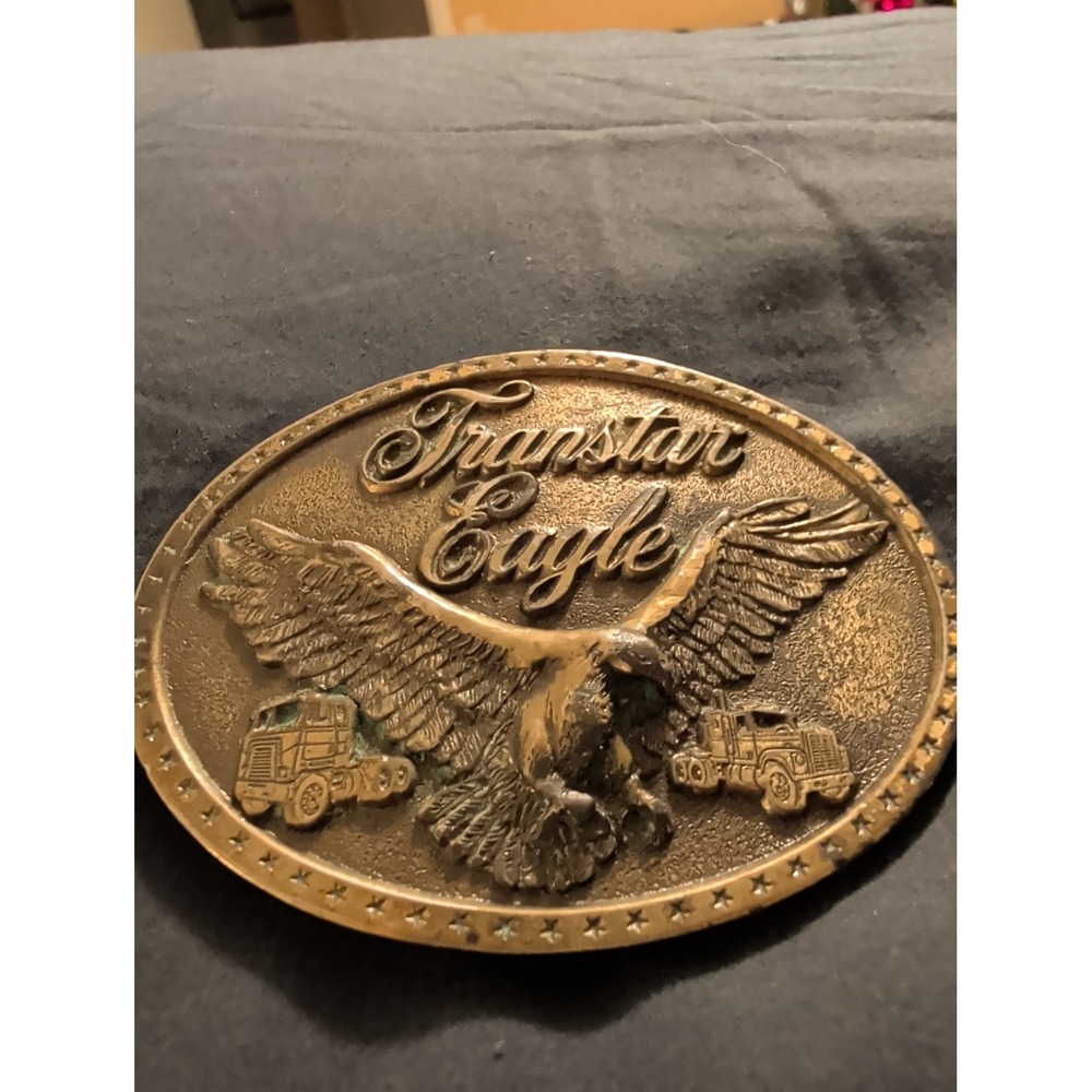 Transtar Eagle International Harvester Inc. Promotional Belt Buckle by Lewis - Picture 2 of 4